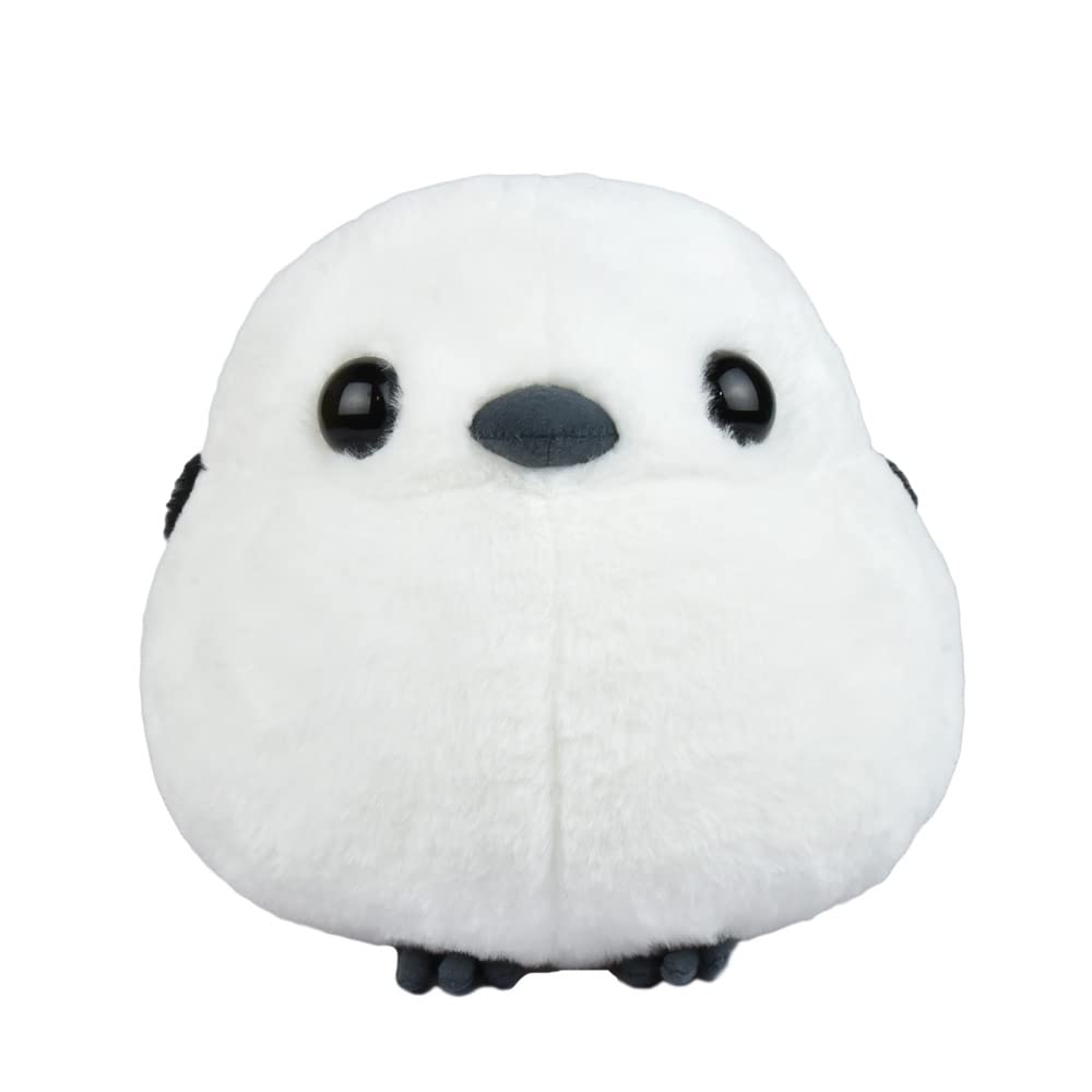 AMUFUN Пухляк Длиннохвостая Синица с Машущими Крыльями, JB2, Сима-чан, 254521, Белый